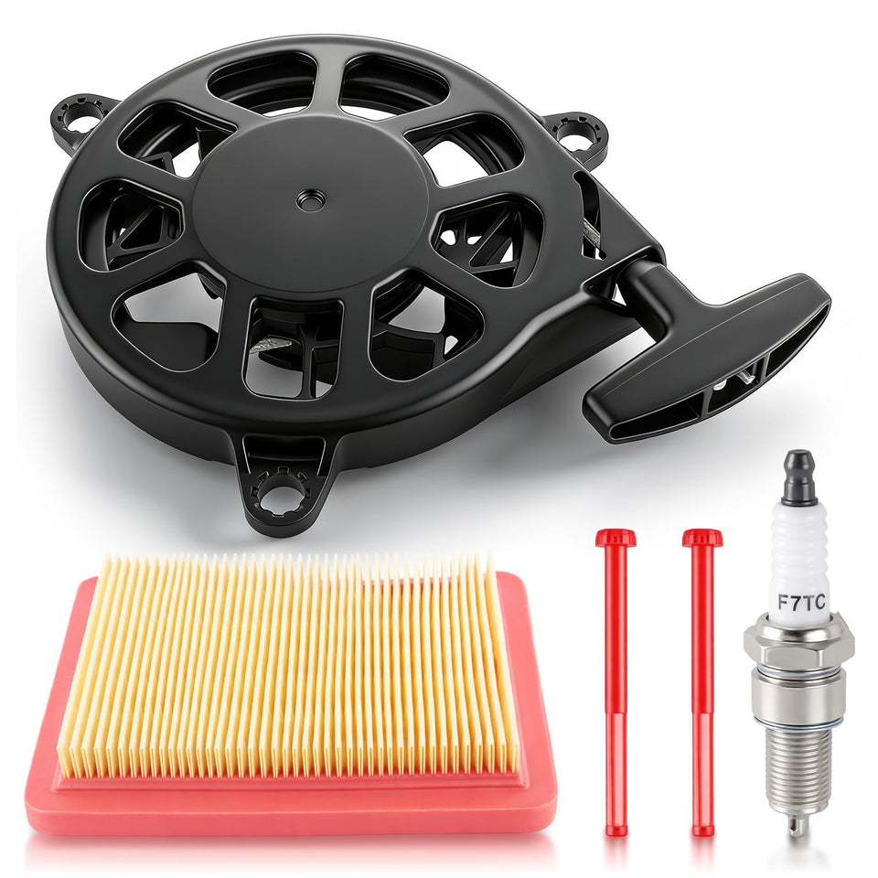 Carbhub GCV170 recoil starter front view; reliable fit for Honda lawn mowers.