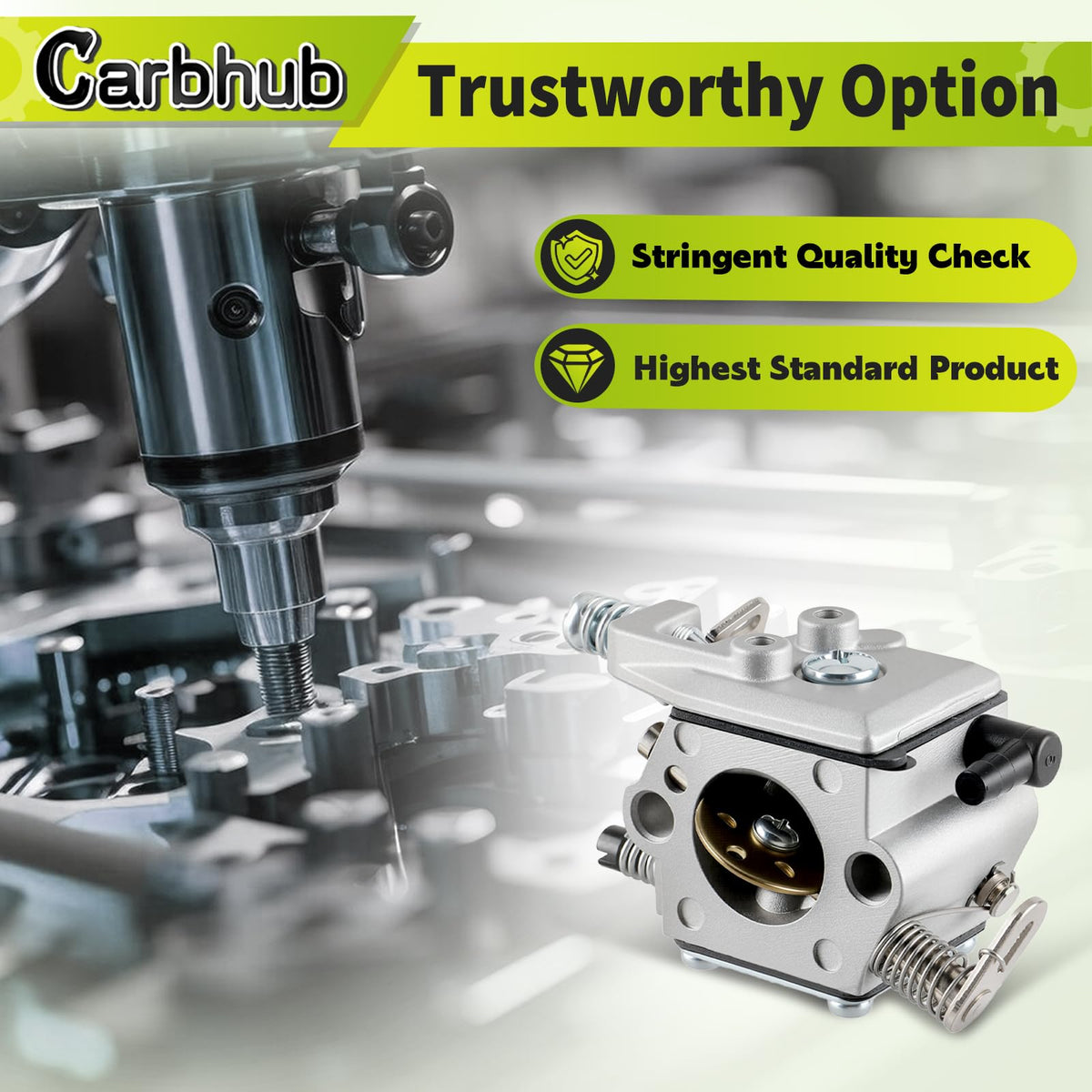 Carbhub intake manifold compatible with Stihl MS210-MS250