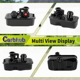 All-in-one kit includes fuel tank, carburetor, gasket, diaphragm, screws, and primer bulbs.