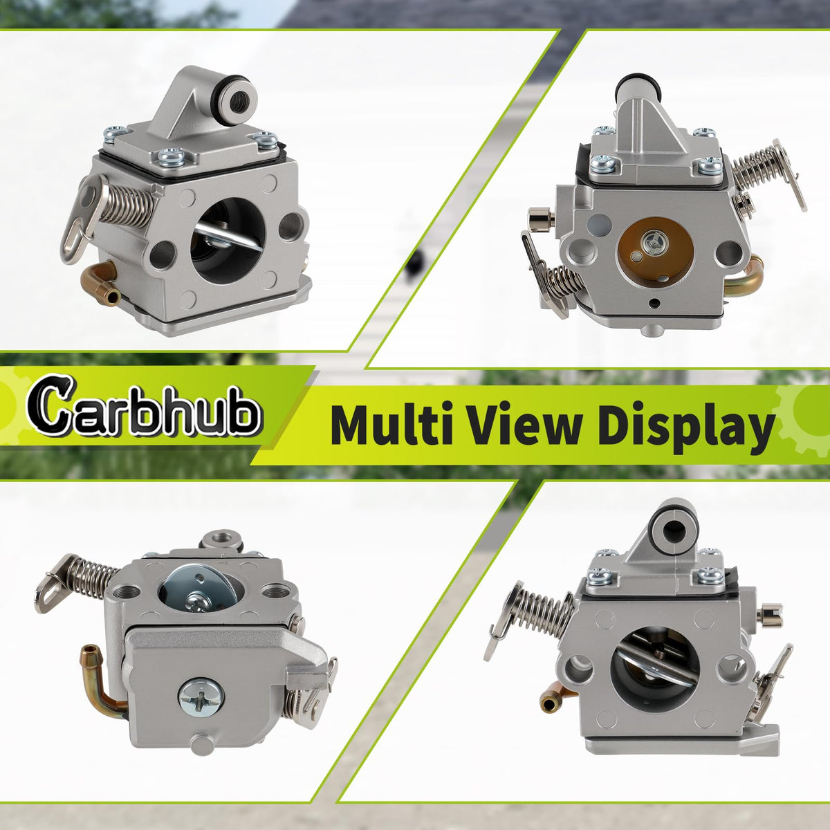 Two gaskets with Carbhub MS170 kit for a tight seal and durability.