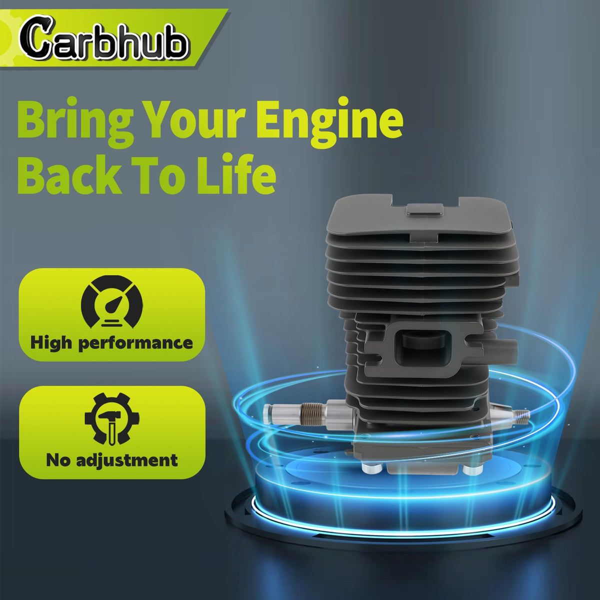 Carbhub MS180 crankshaft parts set supports reliable engine timing and smooth operation.