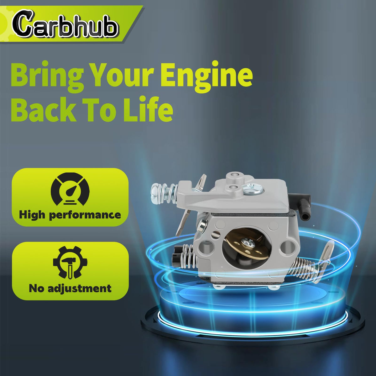 Carbhub packaging includes all components for easy installation
