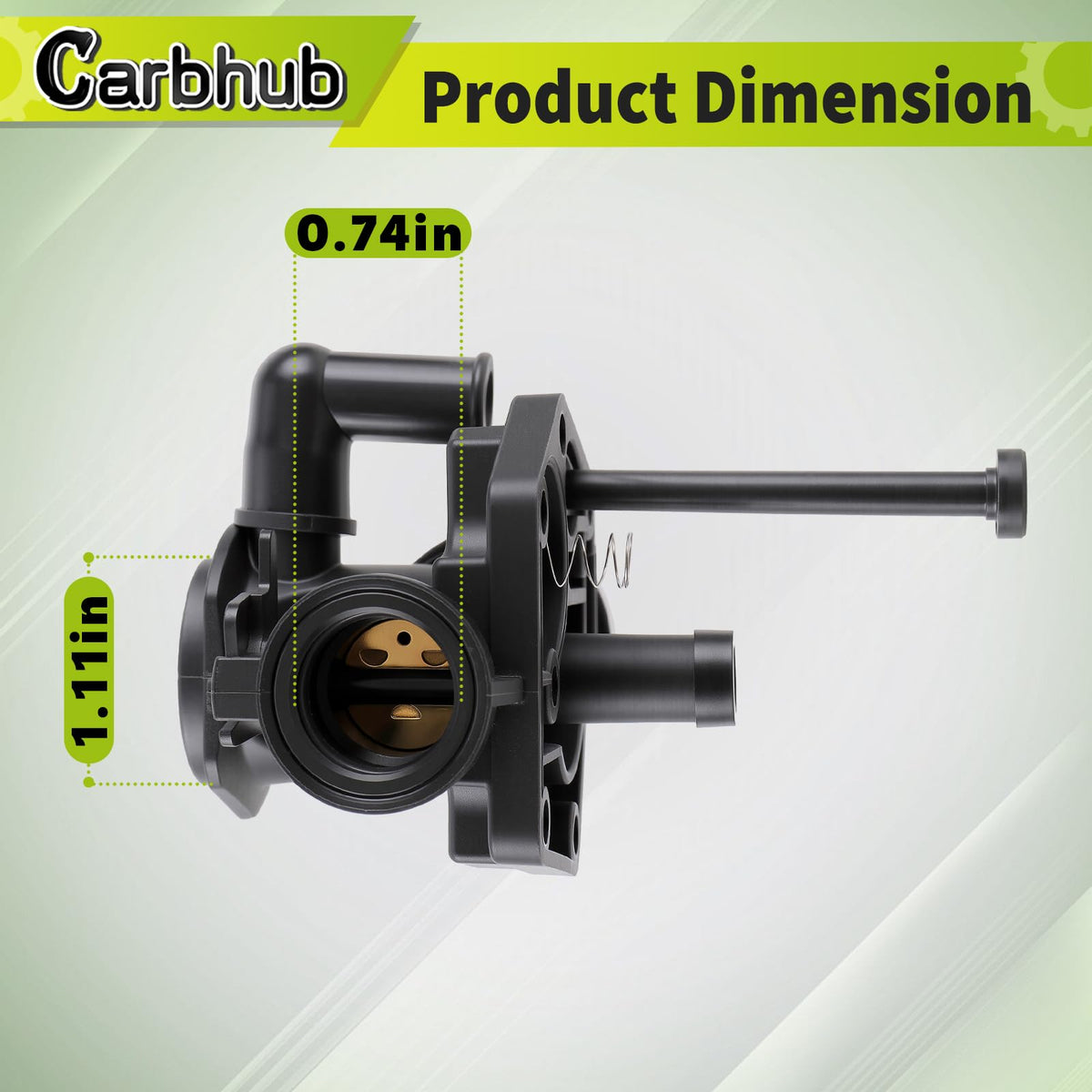 Carbhub spark plug and primer bulb kit for reliable starts.