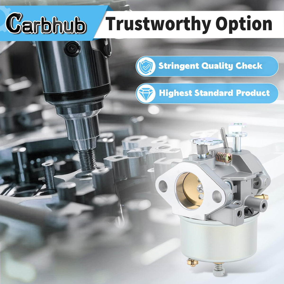 Carbhub HMSK80 installation view signals broad Tecumseh compatibility