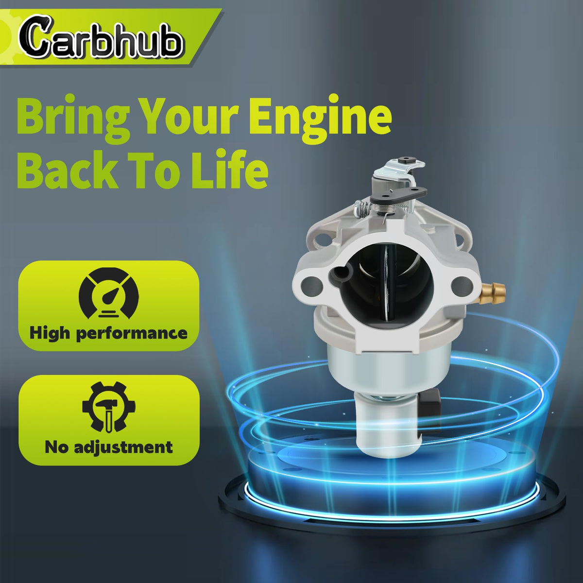 Carbhub throttle linkage bushings aiding smooth throttle response