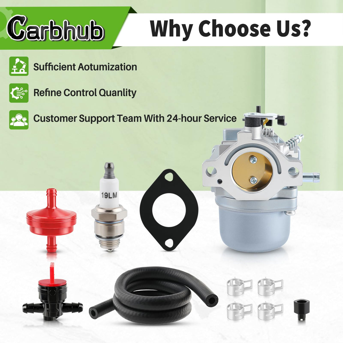 Carbhub Walbro LMT-5-4993 compatibility list for various engine models.