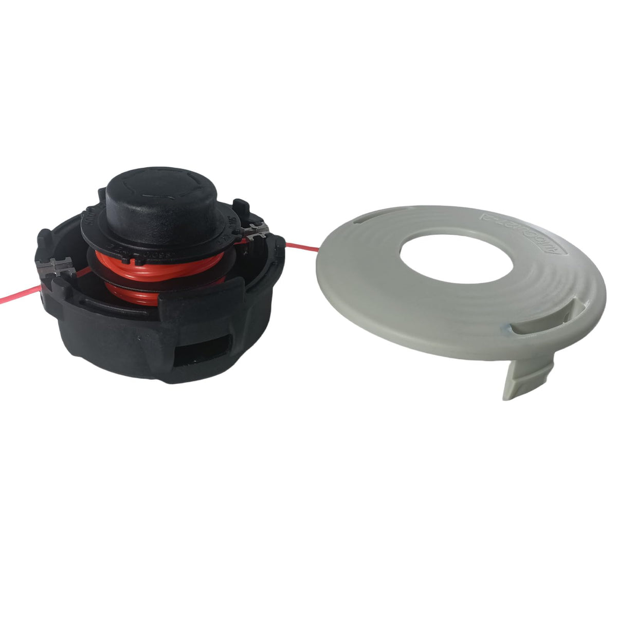 Carburionix 27-2 trimmer head bolt adapter close-up, durable construction