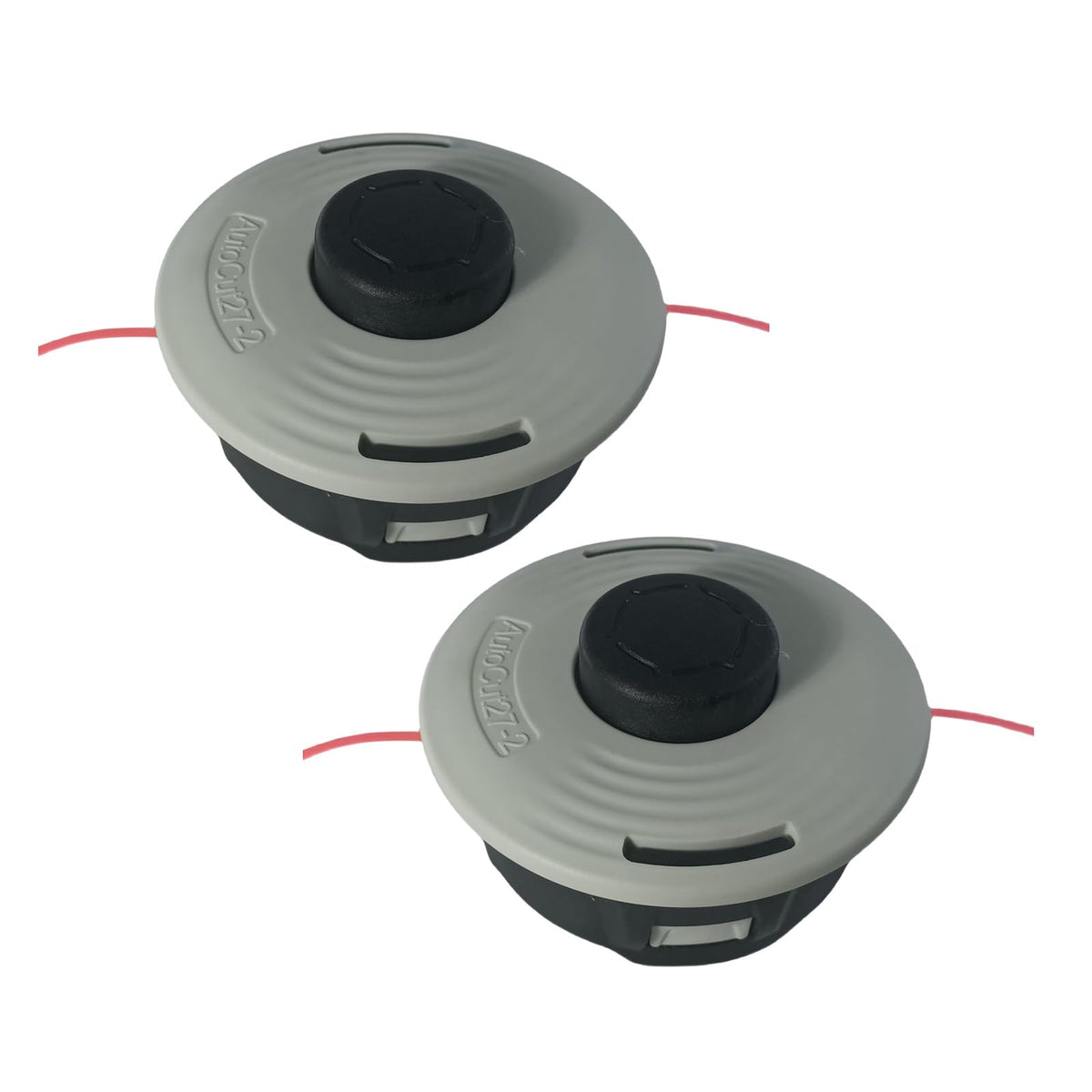 Carburionix 27-2 trimmer head front view, compatible with AutoCut 27-2 for easy mowing