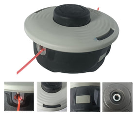 Carburionix 27-2 trimmer head side view, reliable bolt adapter design