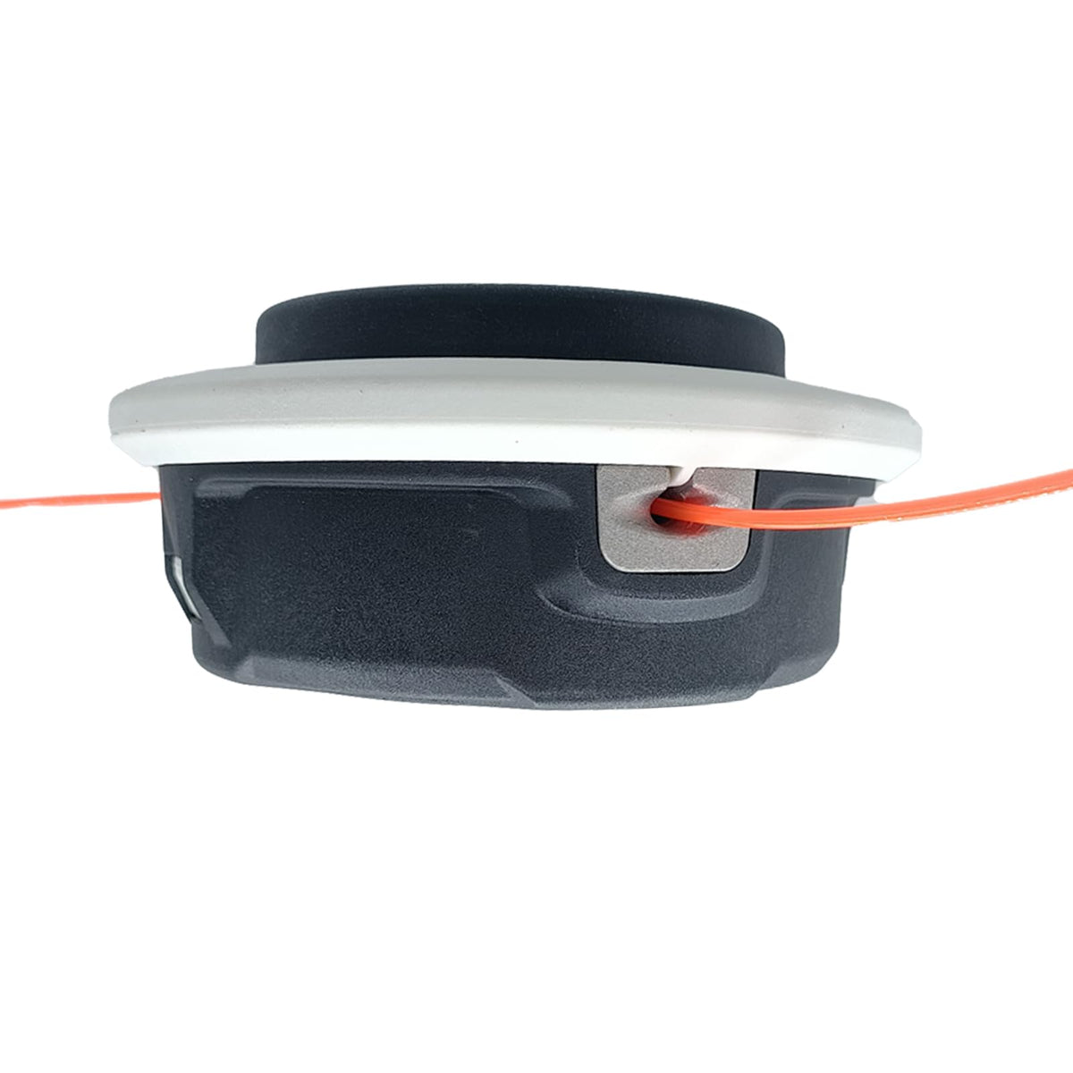 Carburionix C26-2 trimmer head loading line, shows automatic feed feature