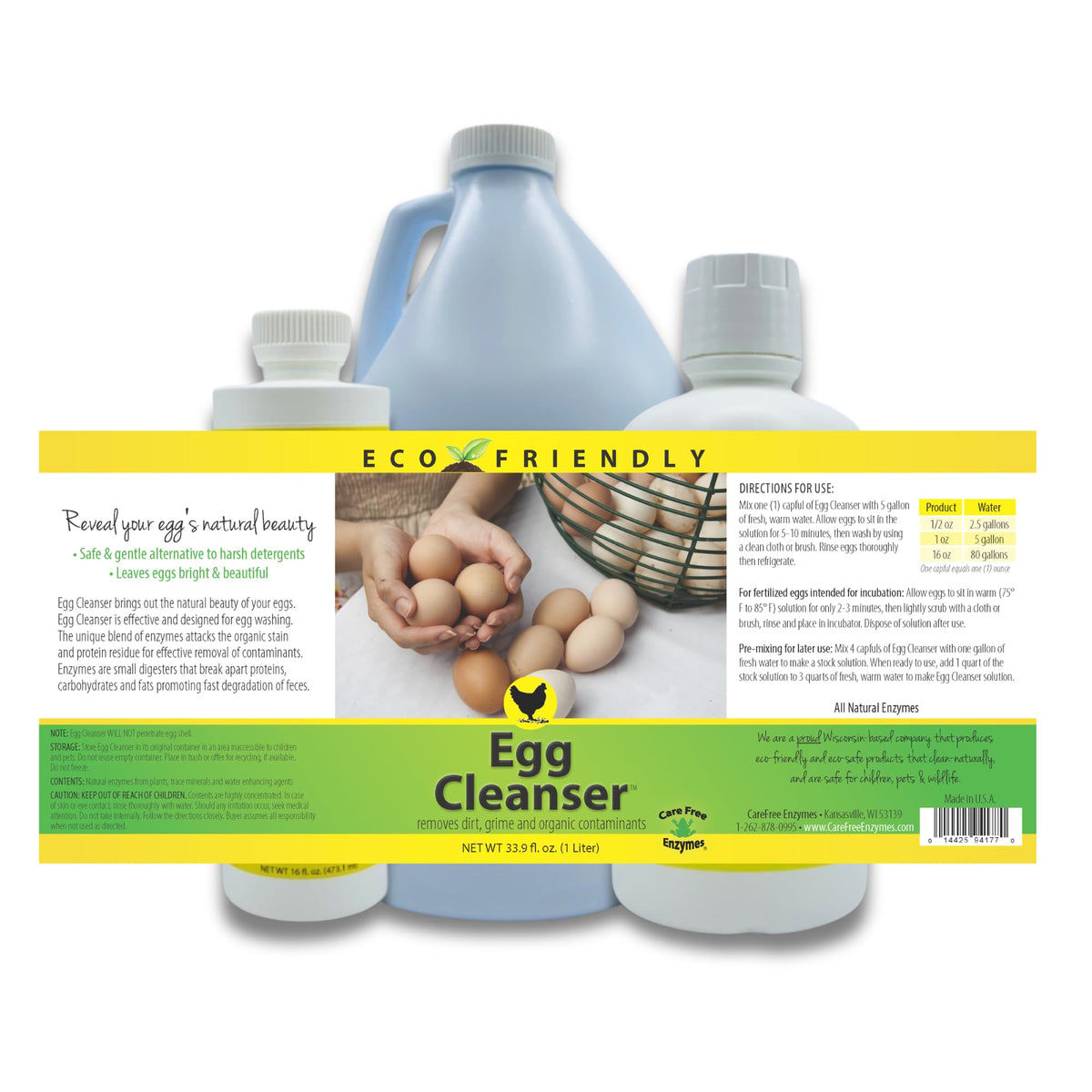 CareFree Enzymes plant-based enzymes image communicates natural cleaning power.
