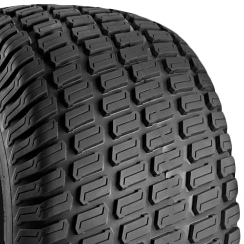 Carlisle Turf Master tire tread detail, ribbed pattern improves soil-friendly grip