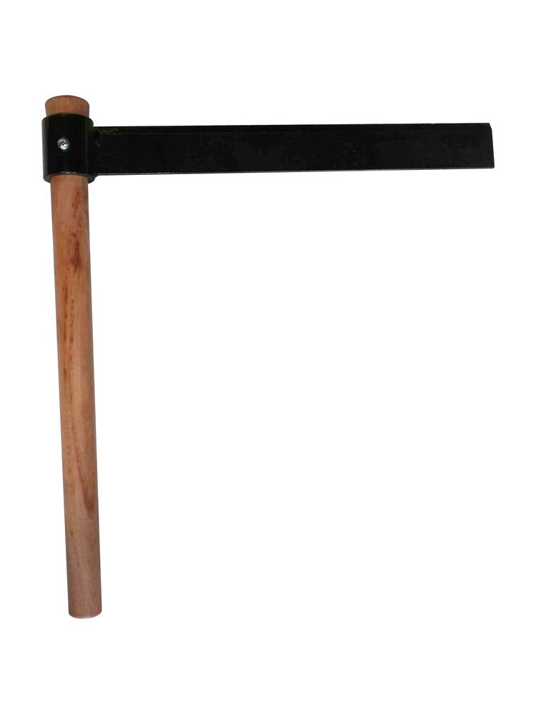 Carmyra Shingle Froe blade close-up shows hardened steel for precise splits.