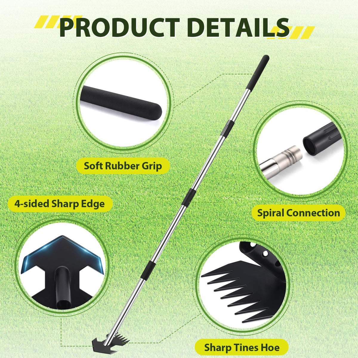 CAROD durable metal construction ensures long-lasting garden reliability
