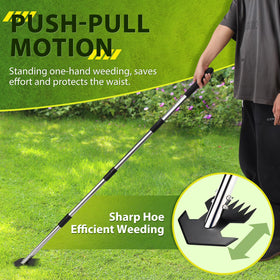 CAROD rocket shape weed remover front blades for efficient root cutting
