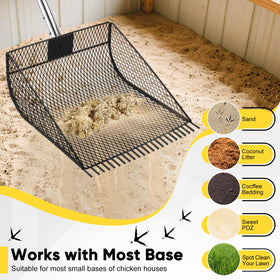 CAROD soft-grip stainless steel handle reduces fatigue during chores