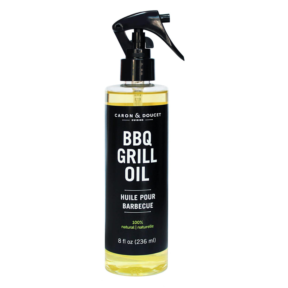 CARON & DOUCET BBQ grill cleaner oil bottle pour for easy application