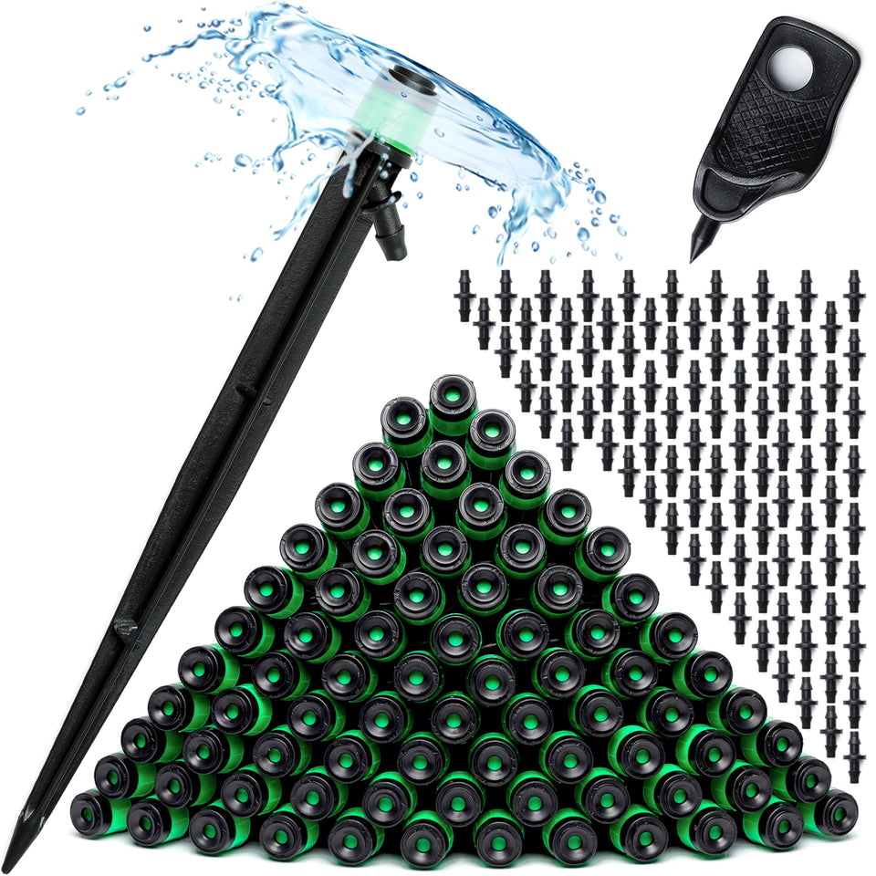 CARPATHEN 100 drip emitter fan waters evenly for pots