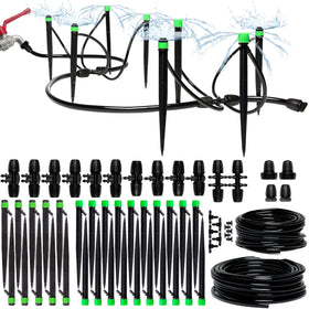 CARPATHEN drip emitter vortex heads for precise root watering in gardens.