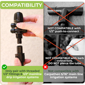 Carpathen tubing supports underground and above-ground installation for versatile layouts.