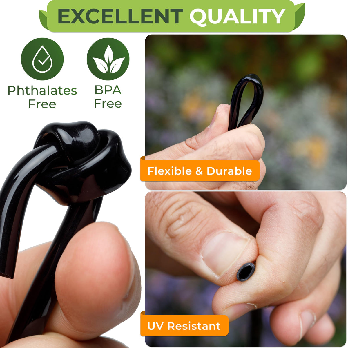 CARPATHEN UV resistant tubing durable for outdoor use.