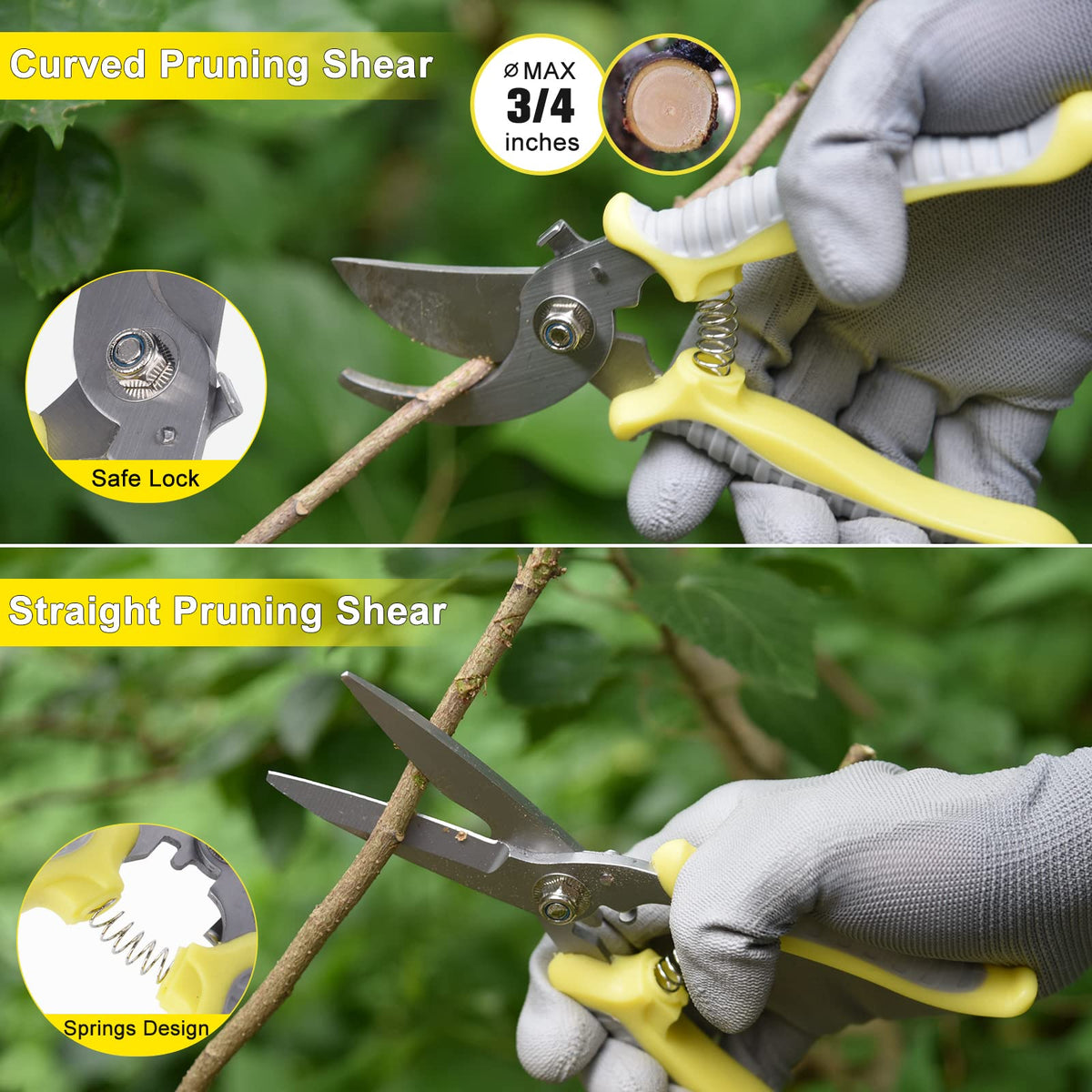 Carsolt ergonomic rubber handles emphasize comfortable grip during long sessions.