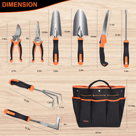 Carsolt garden tools set transplanter for accurate transplanting tasks.