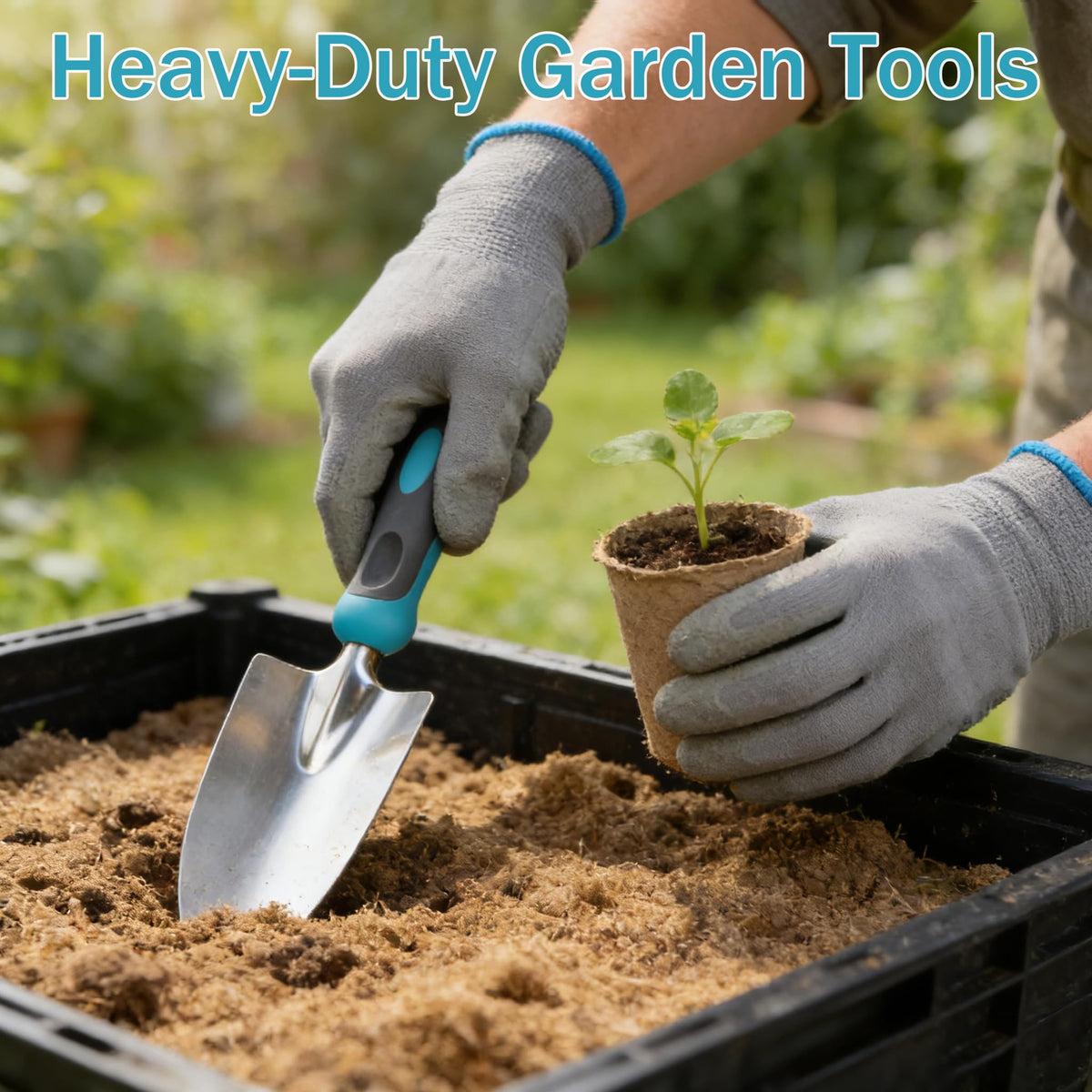Carsolt heavy-duty stainless steel digging spade for durable, precise digging