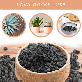 CARURBODY Red Lava Rocks drainage layer aids root protection and water distribution