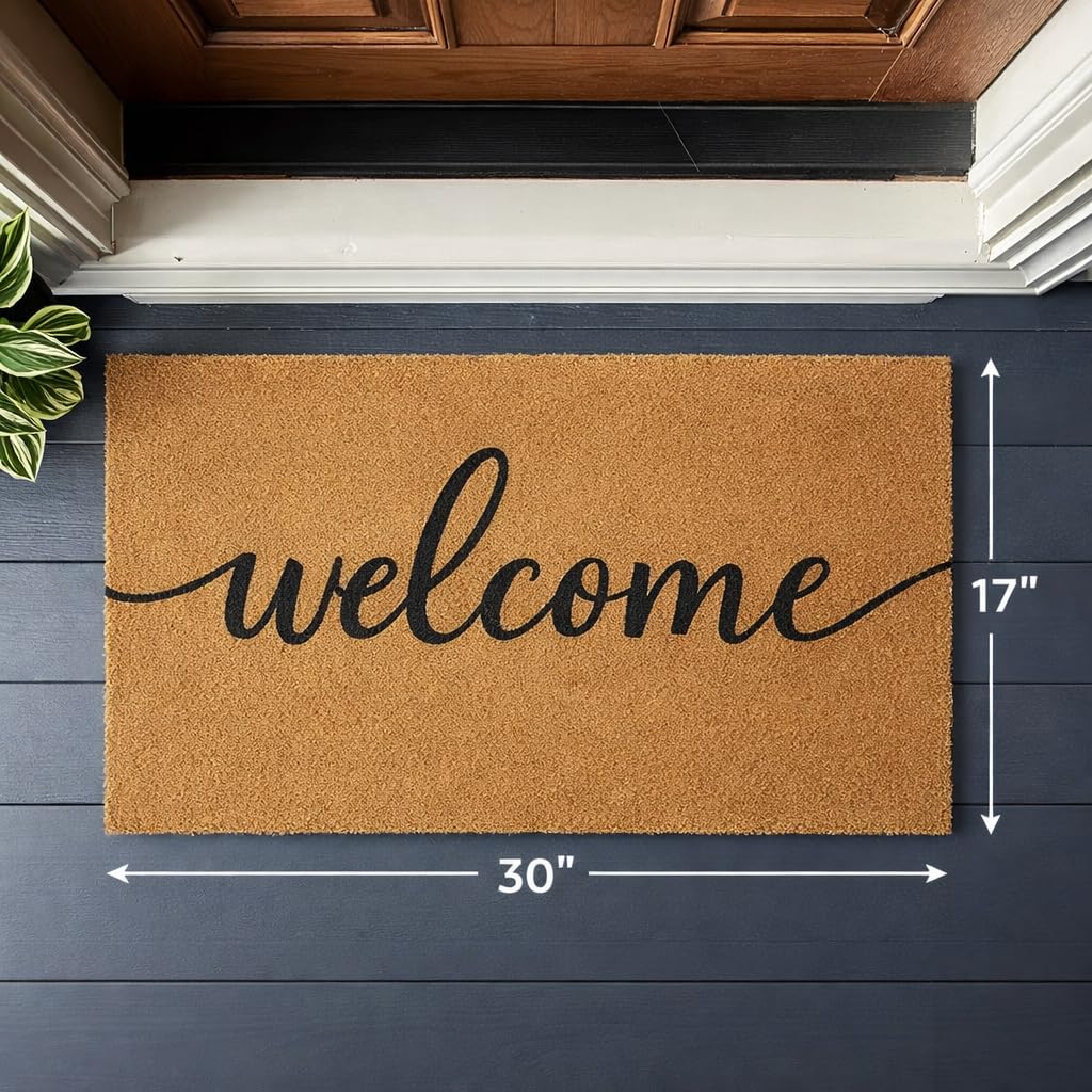 Casafoyer coir mat highlights dirt-scrape action for entrances