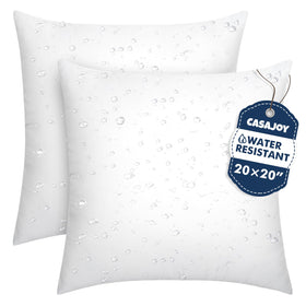 CASAJOY outdoor pillow insert 20x20 ready for patio seating with durable, water-resistant design