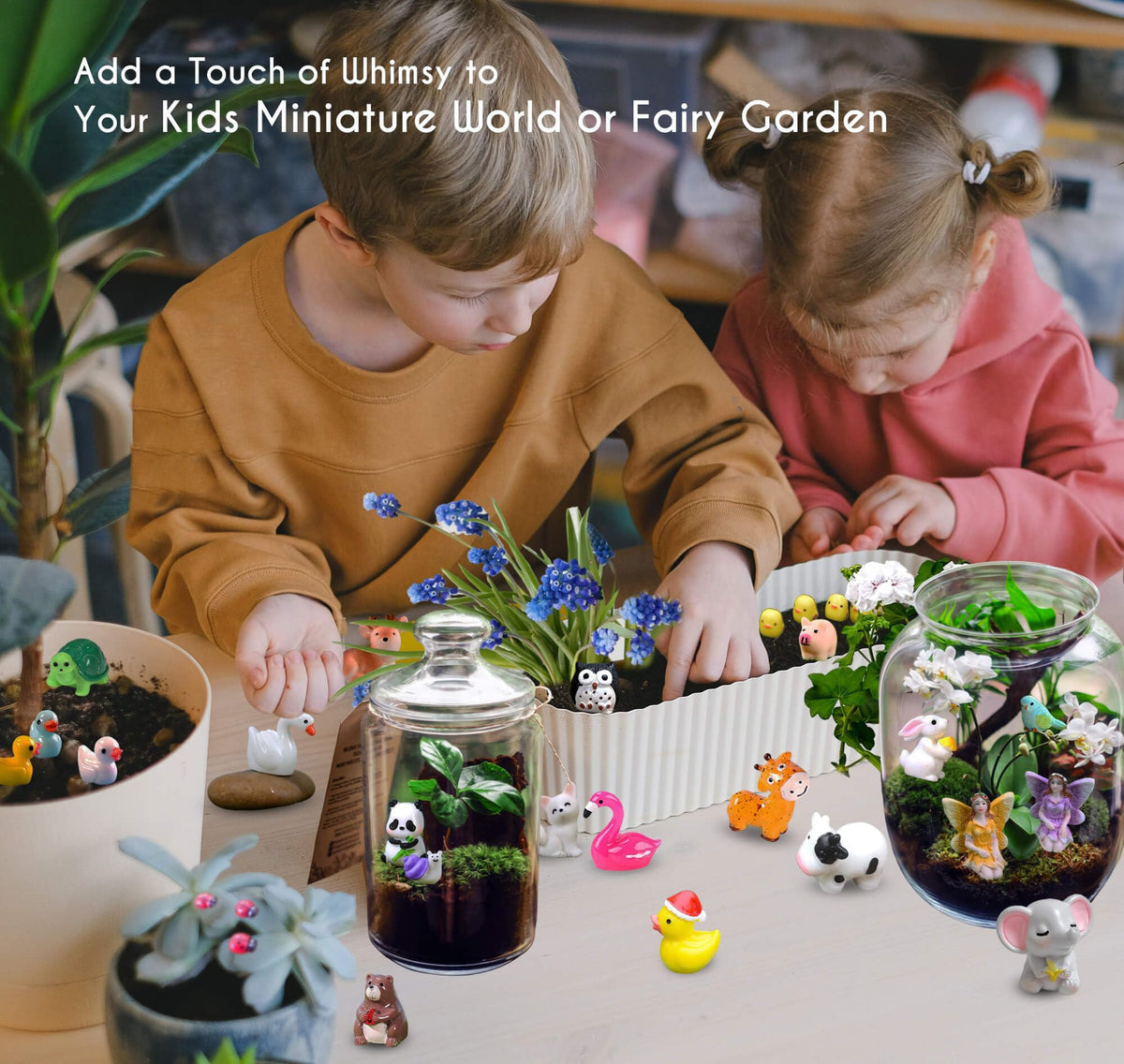CasaTena resin characters ideal as slime charms for crafts.