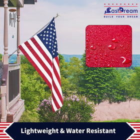 CastDream US Flag 3x5, water-resistant and quick-drying after rain.