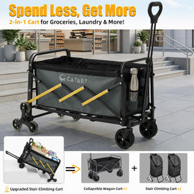 CatArt steel-frame cart supports up to 180 lbs for home and office tasks.