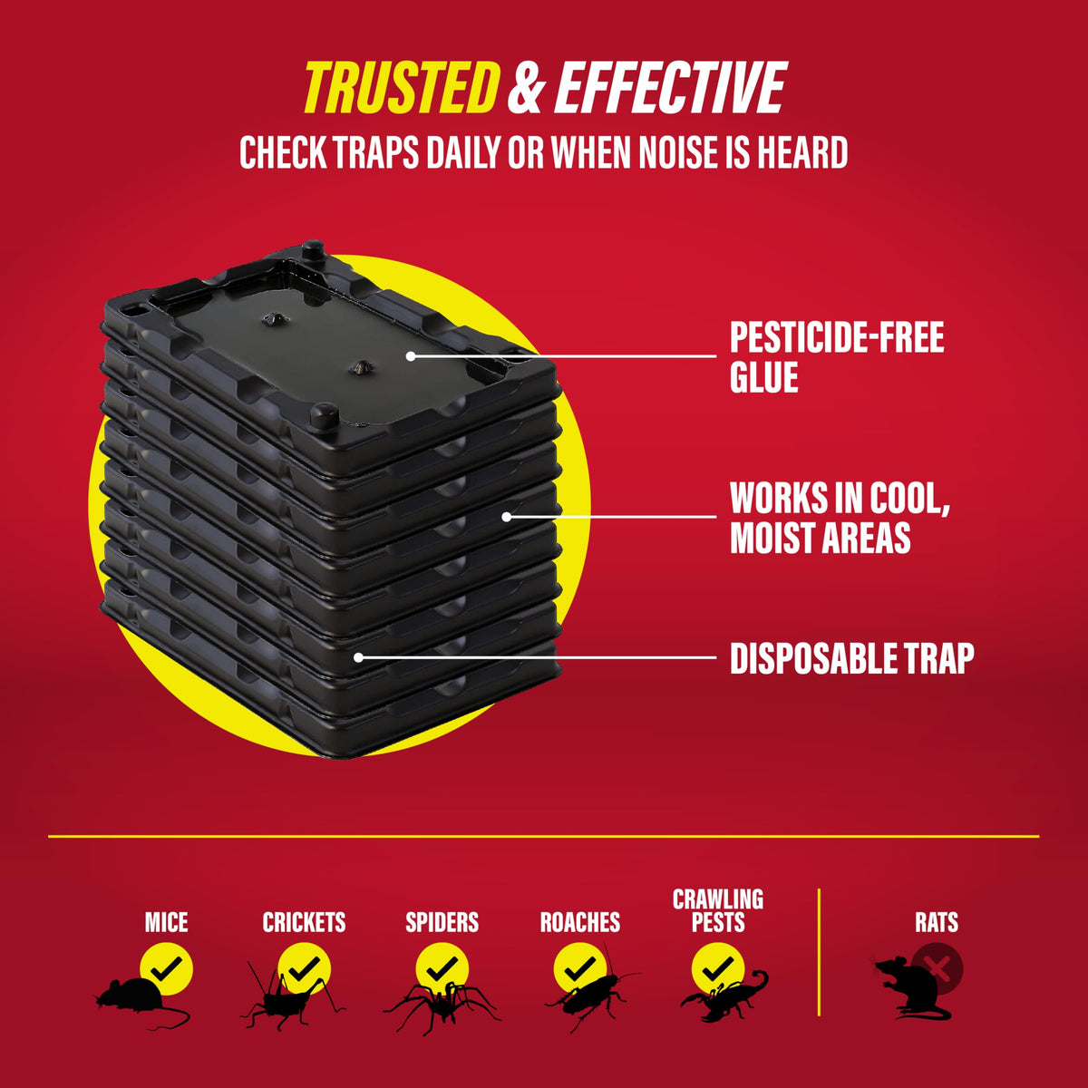 Catchmaster 8 pest management approach diagram highlighting pesticide-free pest control.