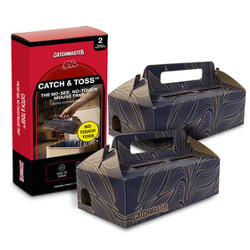 Catchmaster Catch & Toss pack front showing discreet pest protection.