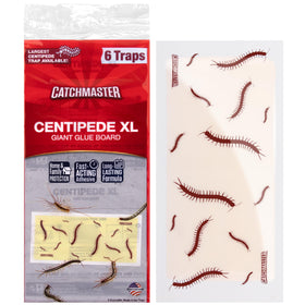 Catchmaster Centipede XL glue board packaging ready for immediate pest control.