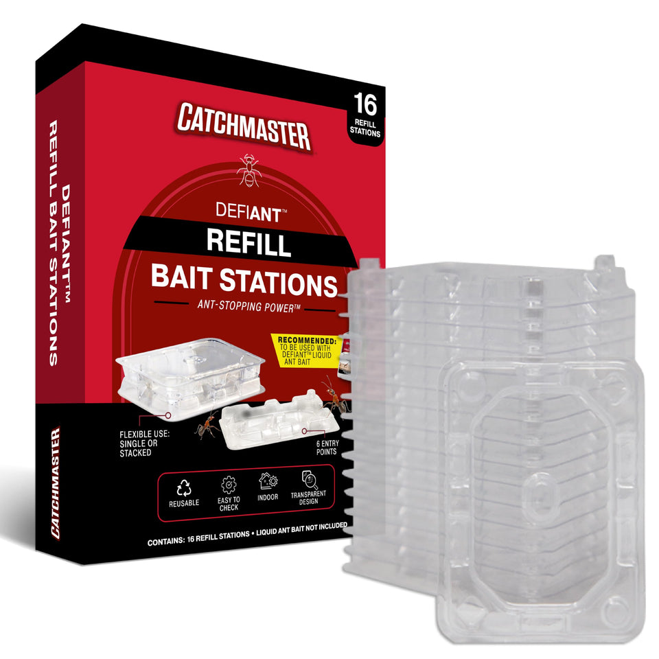 Catchmaster DEFIANT reusable traps indoors for long-term, mess-free control
