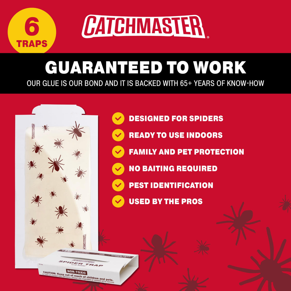 Catchmaster foldable tunnel trap for debris-filled areas and harborage sites.
