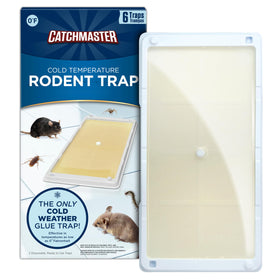 Catchmaster Freeze-Resistant Glue Traps pack ready for year-round pest control.