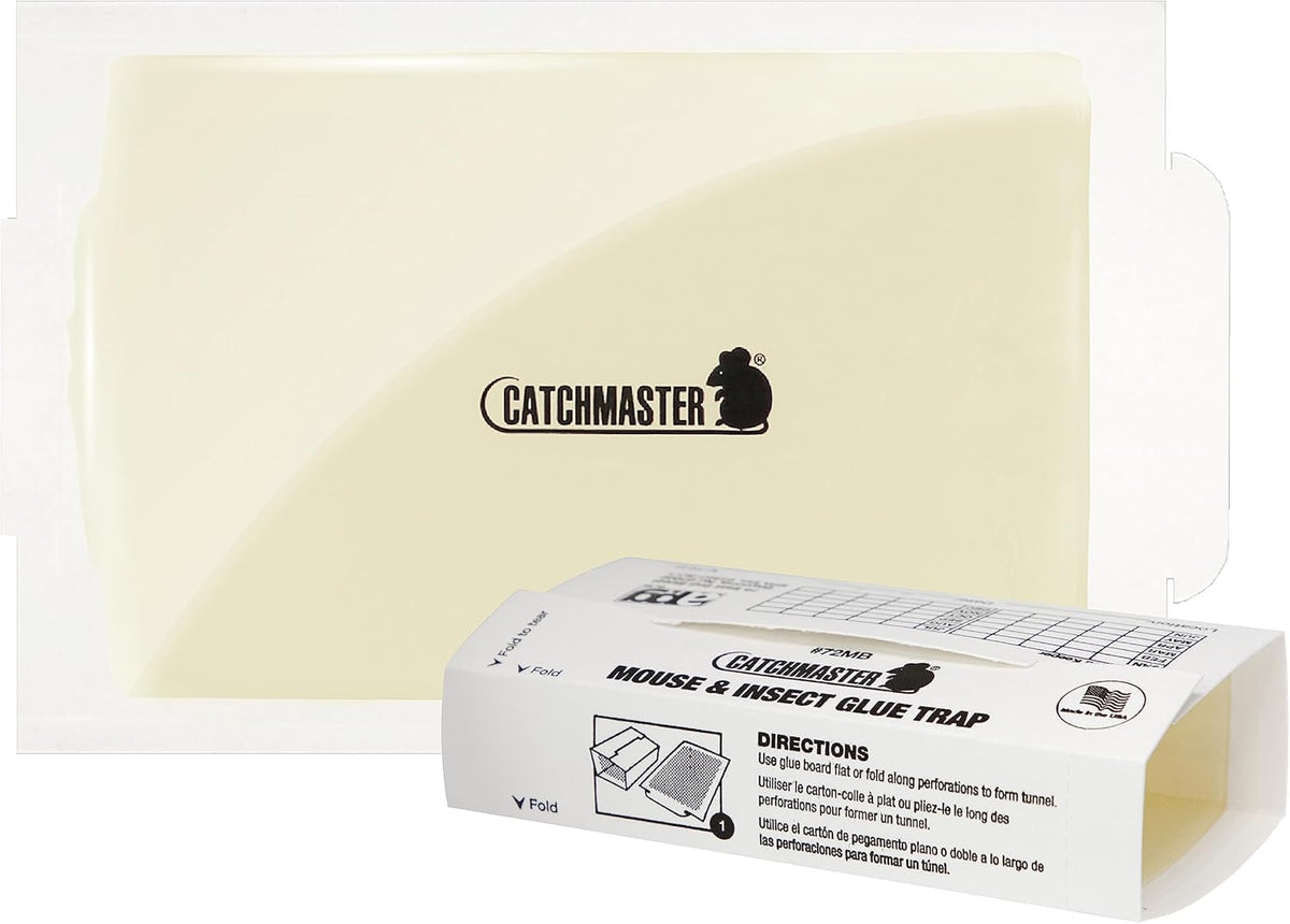 Catchmaster mouse glue trap 30-pack ready-to-use for clean indoor pest control.