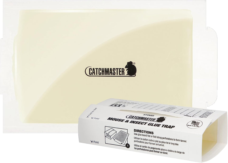 Catchmaster mouse glue trap 30-pack ready-to-use for clean indoor pest control.