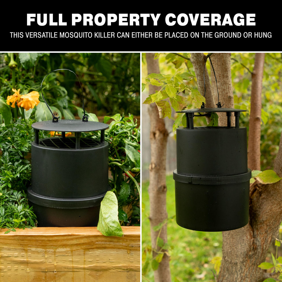 Catchmaster Oasis Ovi-Mini outdoor coverage plan helping reduce mosquito activity on property.