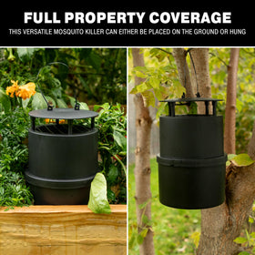 Catchmaster Oasis Ovi-Mini outdoor coverage plan helping reduce mosquito activity on property.