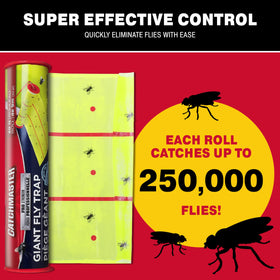 Catchmaster outdoor fly trap mounted near entry points to deter swarms.