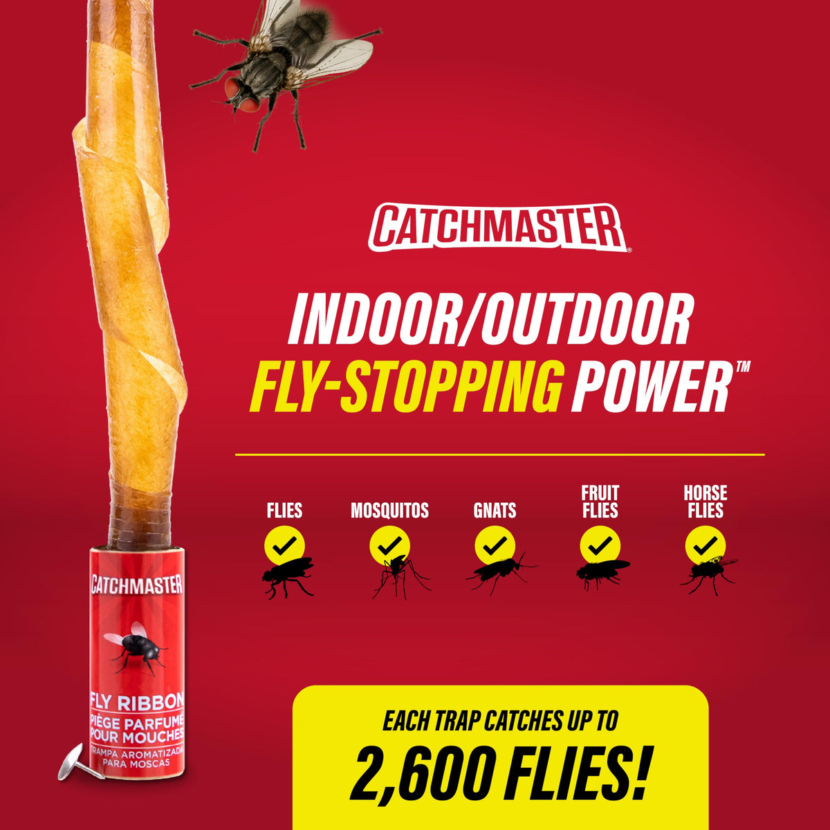 Catchmaster pesticide-free glue traps protect families while reducing nuisance insects.