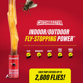 Catchmaster pesticide-free glue traps protect families while reducing nuisance insects.
