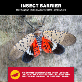 Catchmaster plastic wrap connection forming a seal for flying insect traps.