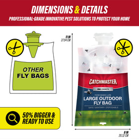 Catchmaster Pro 4-pack packaging for backyard and patio setup.