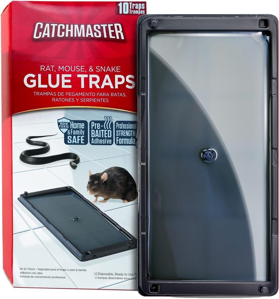 Catchmaster glue trap ready to use for rapid pest capture in homes